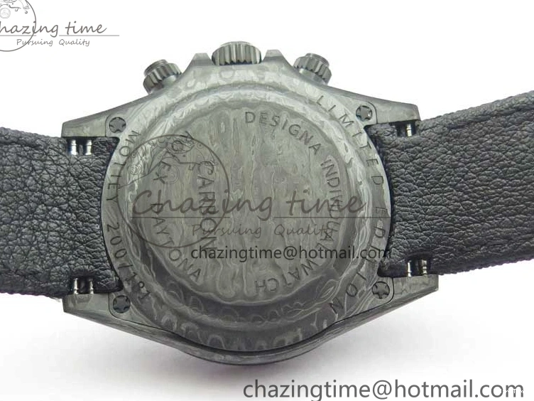 MiroTime 0414 Stretchable Daytona DIW All Black Carbon Noob 1:1 Best Edition Black Dial on Black Nylon Strap SA 2582